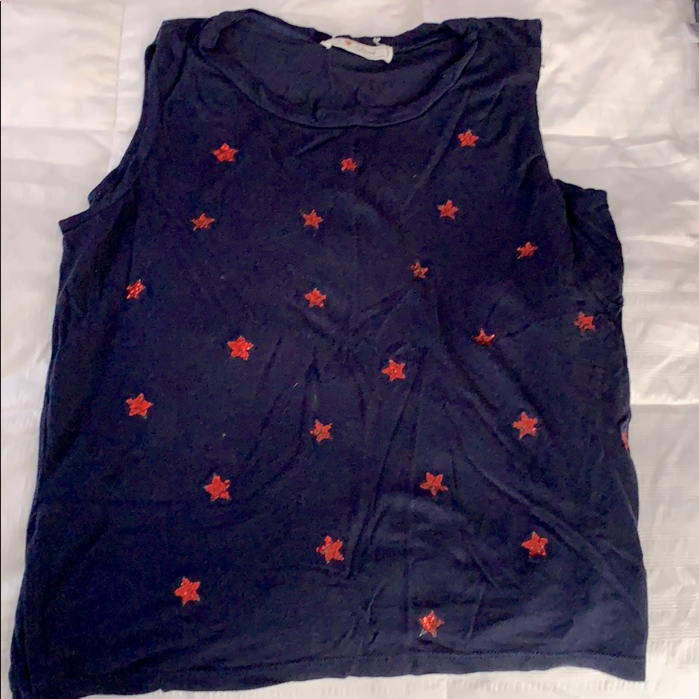 Red stars cut off